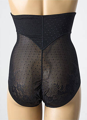 Culotte gainante broderie noir JANIRA femme