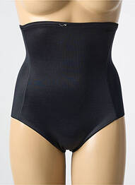 Culotte gainante tissage satiné noir JANIRA femme
