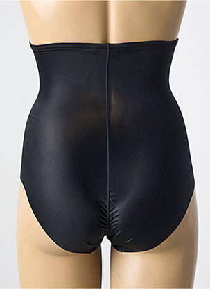 Culotte gainante tissage satiné noir JANIRA femme