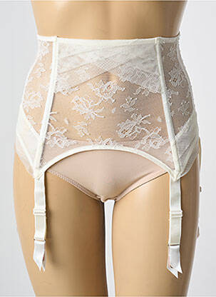 Guêpière/porte-jarretelle avec armature beige CHANTAL THOMASS femme