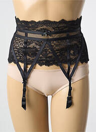 Guêpière/porte-jarretelle avec armature noir AUBADE femme