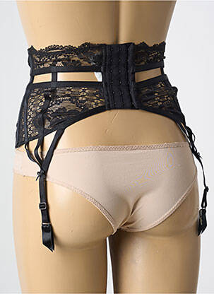 Guêpière/porte-jarretelle avec armature noir AUBADE femme