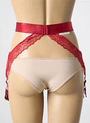 Guêpière/Porte-jarretelle rouge AUBADE pour femme seconde vue