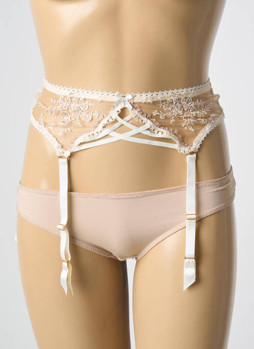 Guêpière/Porte-jarretelle beige AUBADE pour femme
