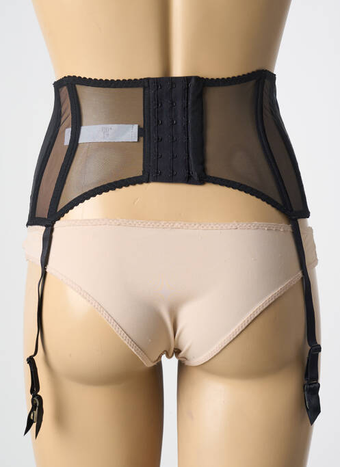 Guêpière/Porte-jarretelle noir AUBADE pour femme