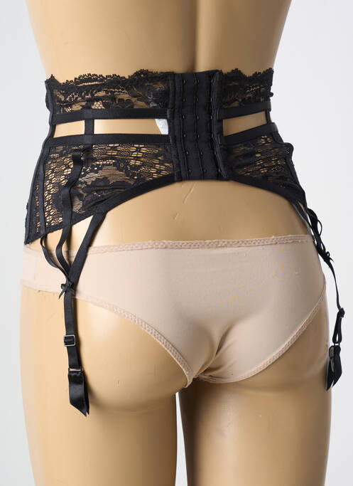 Guêpière/Porte-jarretelle noir AUBADE pour femme