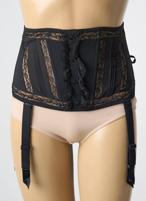 Guêpière/Porte-jarretelle noir CHANTAL THOMASS pour femme
