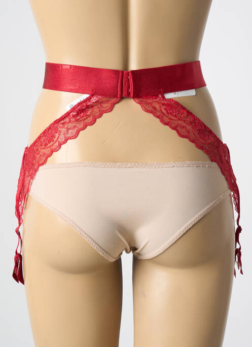 Guêpière/Porte-jarretelle rouge AUBADE pour femme