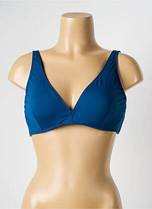 Haut de maillot de bain haut soutien-gorge emboitant haut soutien-gorge emboitant bleu D NU D femme