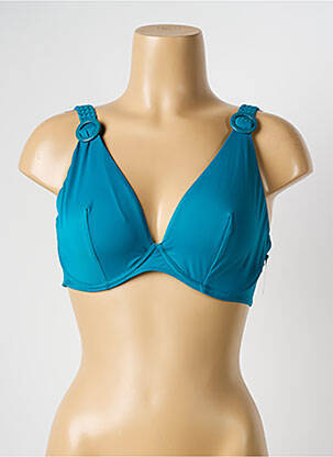 Haut de maillot de bain haut soutien-gorge emboitant haut soutien-gorge emboitant bleu AUBADE femme