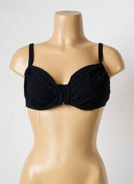 Haut de maillot de bain bretelles élastiquées ajustables noir OPERA femme