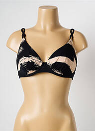 Haut de maillot de bain bretelles élastiquées ajustables noir CHANTELLE femme