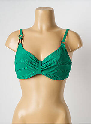 Haut de maillot de bain haut soutien-gorge emboitant haut soutien-gorge emboitant vert CHANTELLE femme