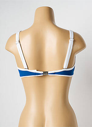 Haut de maillot de bain bretelles élastiquées ajustables bleu MARYAN MEHLHORN femme