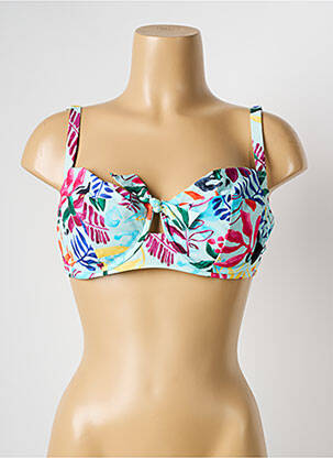 Haut de maillot de bain haut soutien-gorge emboitant haut soutien-gorge emboitant bleu PASSIONATA femme