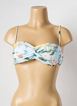 Haut de maillot de bain haut bandeau haut bandeau bleu WATERCULT femme