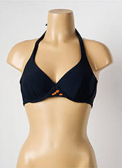 Haut de maillot de bain bleu HATEIA pour femme seconde vue