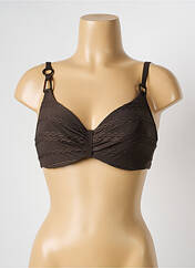 Haut de maillot de bain marron CHANTELLE pour femme seconde vue