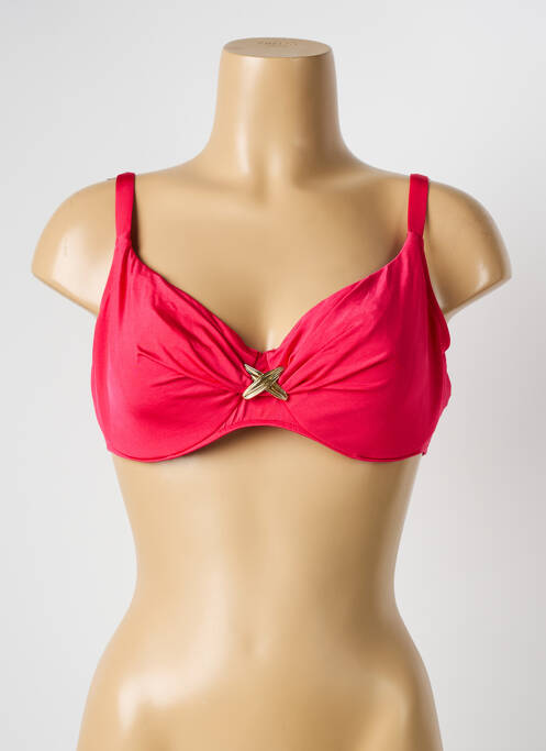 Haut de maillot de bain haut soutien-gorge emboitant haut soutien-gorge emboitant rose CHANTELLE femme