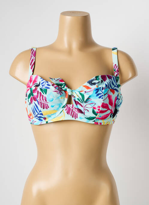 Haut de maillot de bain haut soutien-gorge emboitant haut soutien-gorge emboitant bleu PASSIONATA femme
