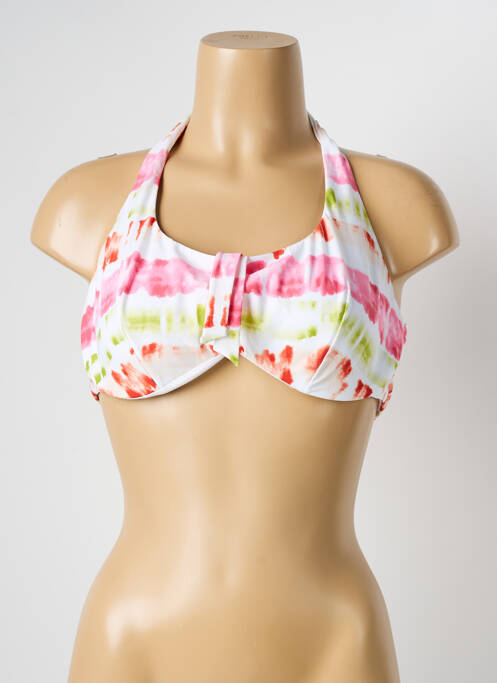 Haut de maillot de bain blanc PASSIONATA pour femme