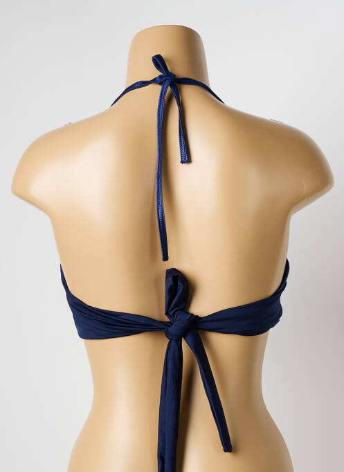 Haut de maillot de bain bleu HATEIA pour femme