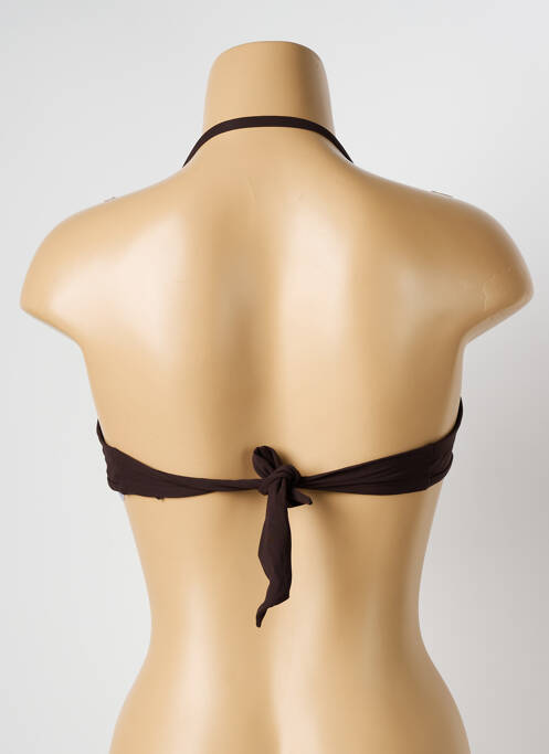 Haut de maillot de bain marron HATEIA pour femme