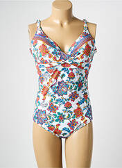 Maillot de bain 1 pièce blanc OLYMPIA pour femme seconde vue