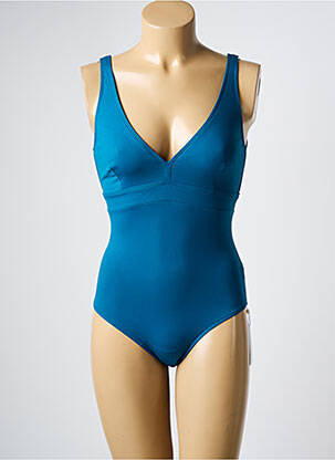 Maillot de bain 1 pièce bleu clair DNUD femme