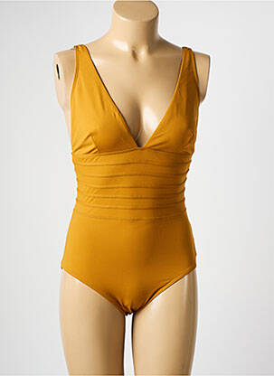 Maillot de bain 1 pièce jaune DNUD pour femme