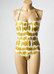 Maillot de bain 1 pièce jaune DNUD pour femme seconde vue