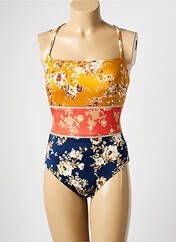 Maillot de bain 1 pièce jaune WATERCULT pour femme seconde vue