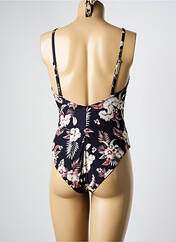 Maillot de bain 1 pièce noir WATERCULT pour femme seconde vue