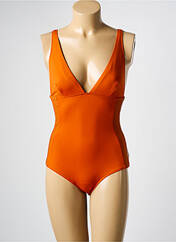 Maillot de bain 1 pièce orange DNUD pour femme seconde vue