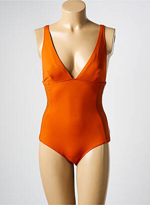 Maillot de bain 1 pièce orange DNUD pour femme