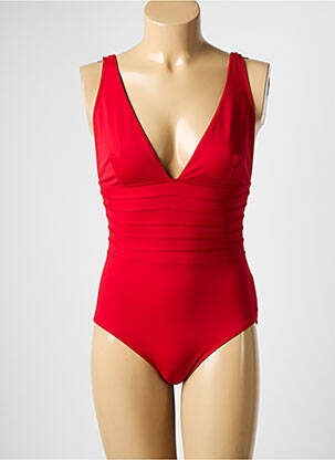 Maillot de bain 1 pièce rouge DNUD pour femme