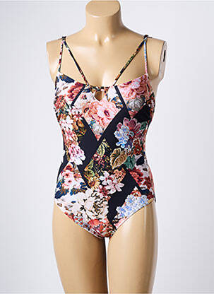 Maillot de bain 1 pièce stretch noir MARYAN MEHLHORN femme