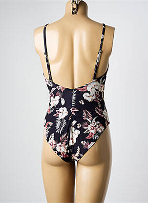 Maillot de bain 1 pièce stretch haut soutien-gorge moulé noir WATERCULT femme