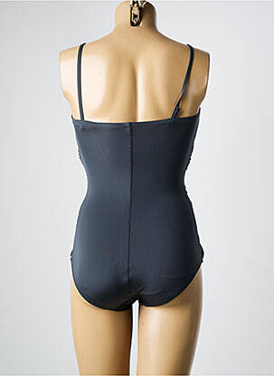 Maillot de bain 1 pièce haut bandeau haut bandeau gris GOTTEX femme