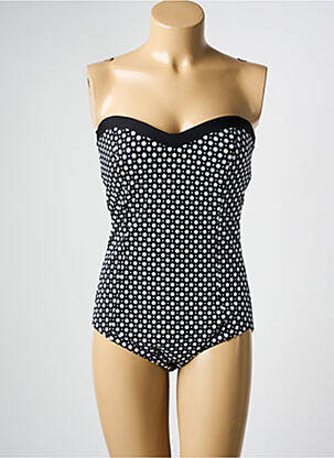 Maillot de bain 1 pièce haut bandeau haut bandeau noir MIRACLESUIT femme