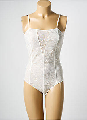 Body lingerie stretch blanc OSCALITO femme