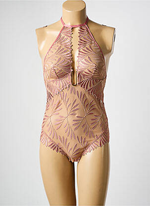 Body lingerie broderie rose AUBADE femme