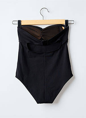 Maillot de bain 1 pièce haut bandeau haut bandeau noir HATEIA femme