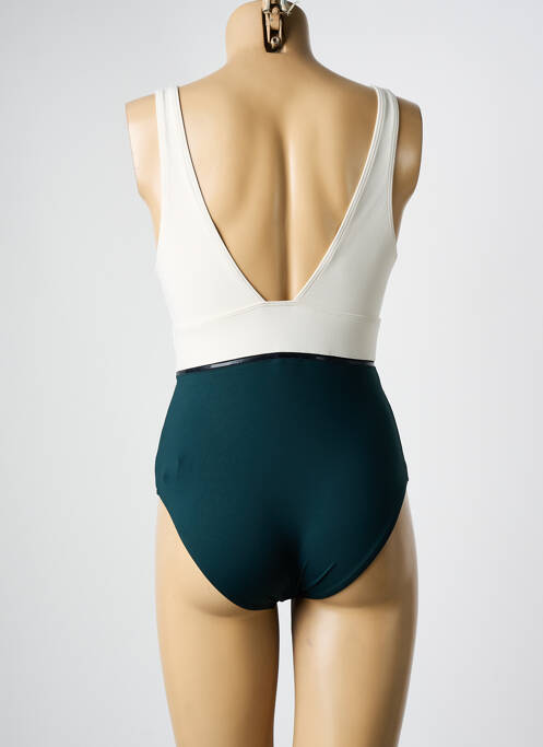 Maillot de bain 1 pièce blanc DNUD femme