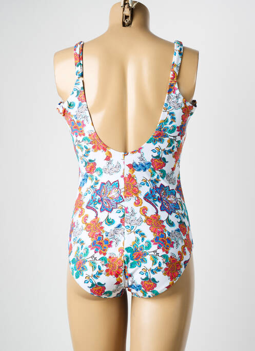 Maillot de bain 1 pièce blanc OLYMPIA femme