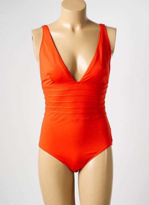 Maillot de bain 1 pièce orange DNUD pour femme