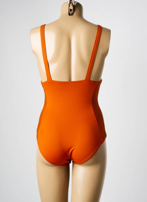 Maillot de bain 1 pièce orange DNUD femme