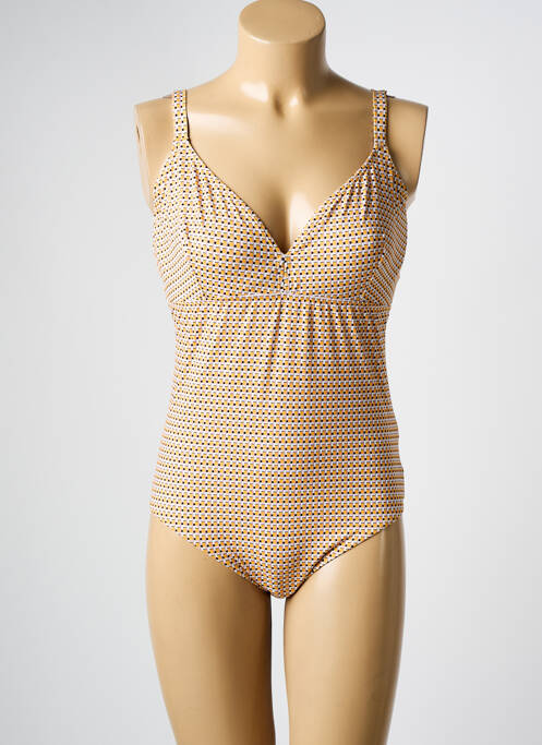 Maillot de bain 1 pièce orange DNUD pour femme