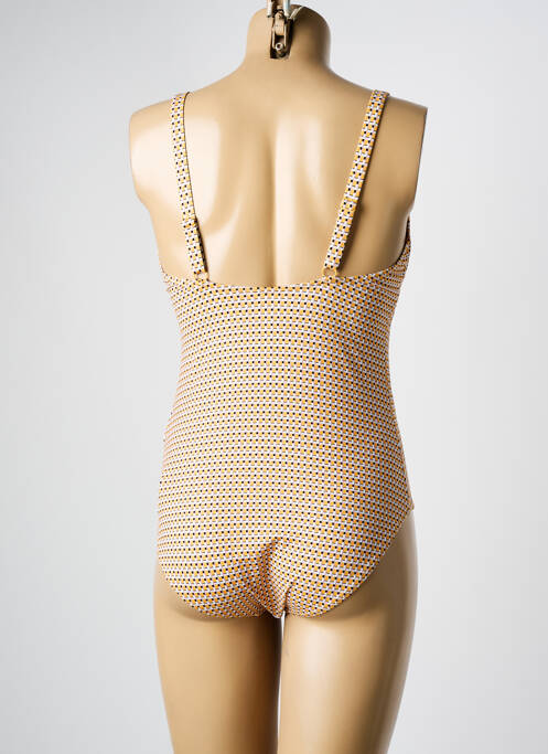 Maillot de bain 1 pièce orange DNUD pour femme