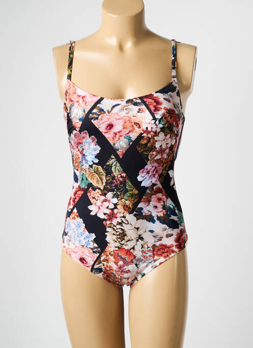 Maillot de bain 1 pièce stretch haut soutien-gorge moulé noir MARYAN MEHLHORN femme